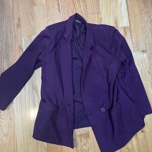 Express Purple / Plum Blazer Size Large